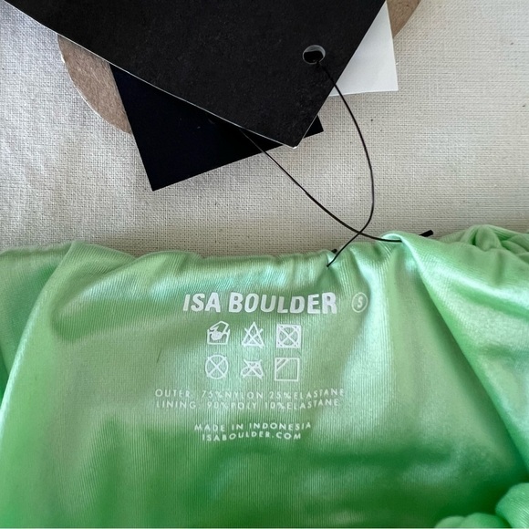 Isa Boulder Jessie Satin-Stretch Bottom in Honeydew - Picture 8 of 16